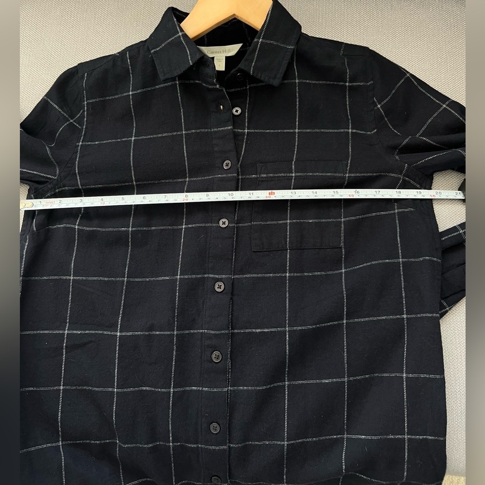 Garnet Hill Flannel Shirt - Picture 5 of 6